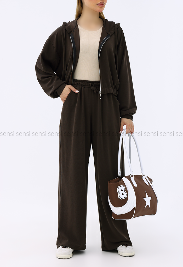 ست سویشرت شلوار زنانه اویشو کبریتی کد1006687